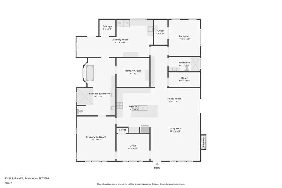 418 W Holland St, San Marcos, TX 78666 - #2
