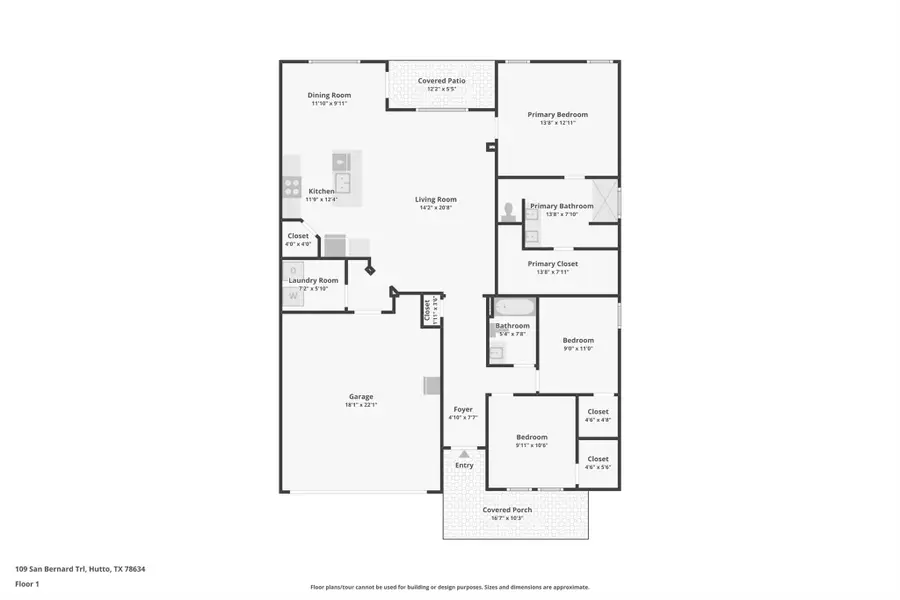 109 San Bernard Trl, Hutto, TX 78634 - #2
