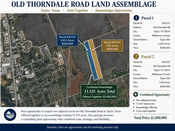 TBD Old Thorndale. Rd, Taylor, TX 76574