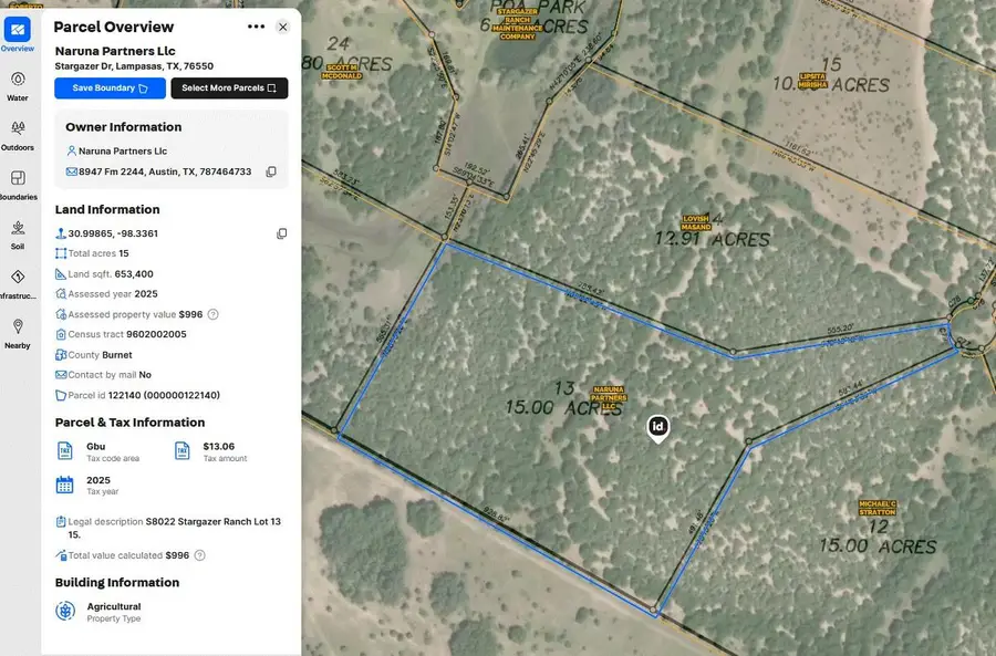 Tract 13 Stargazer Ranch, Lampasas, TX 76550 - Image #3