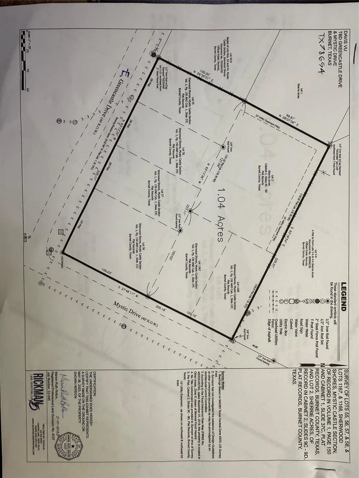 Lot 55,56,57,58,1167,1168 Greencastle And Mystic Dr, Granite Shoals, TX 78654 - #1