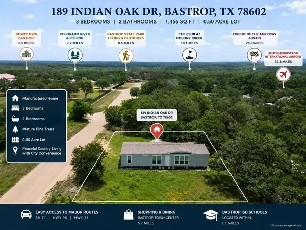 189 Indian Oak Dr #A, Bastrop, TX 78602