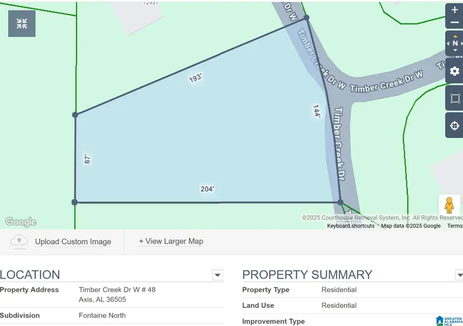 0 W TIMBER CREEK DRIVE W, Axis, AL 36505 - Image #3