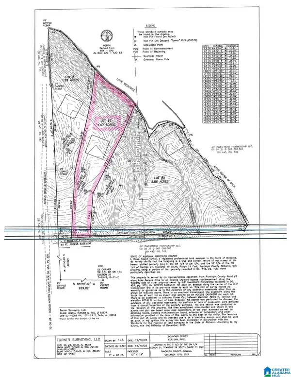 Lot 2 DANCING WATERS WAY, Wedowee, AL 36278