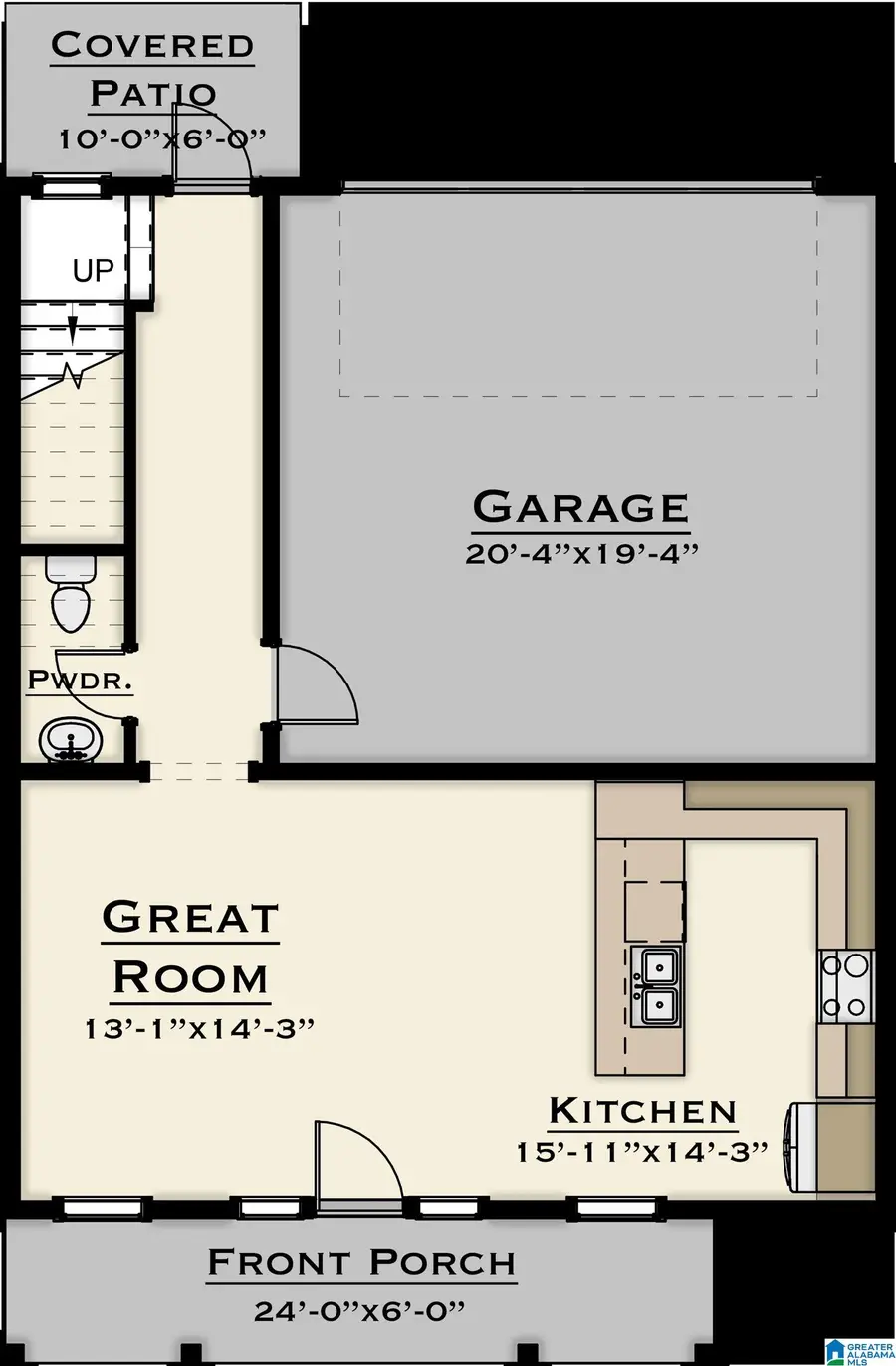 6671 SPRING STREET, Trussville, AL 35173 - #2