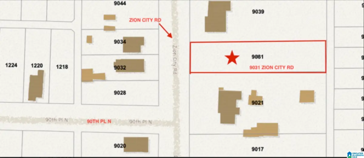 9031 ZION CITY ROAD, Birmingham, AL 35206 - #1