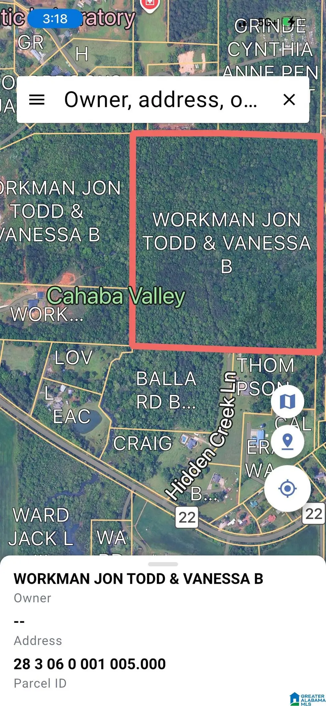 0 HIDDEN CREEK LANE, Montevallo, AL 35115 - #1