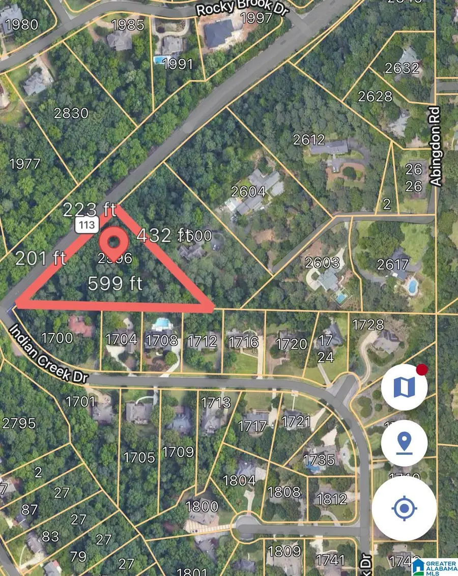 2596 ABINGDON ROAD, Mountain Brook, AL 35243 - #3