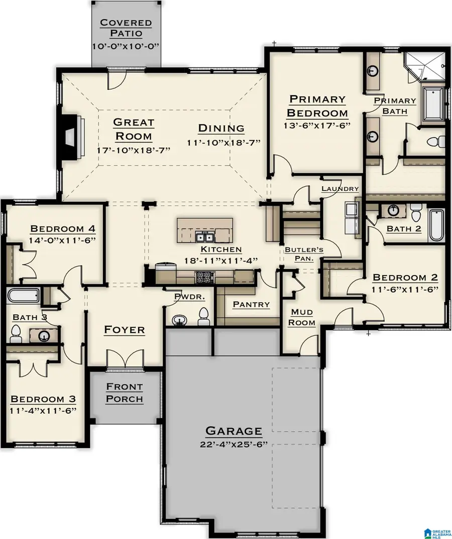 1306 BRAYFIELD CREST DRIVE, Vestavia Hills, AL 35242 - #2