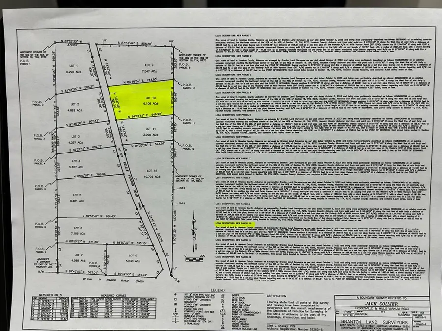 Lot 10, 6.1+-ac Willie Varnum Rd, Cottonwood, AL 36320 - #2