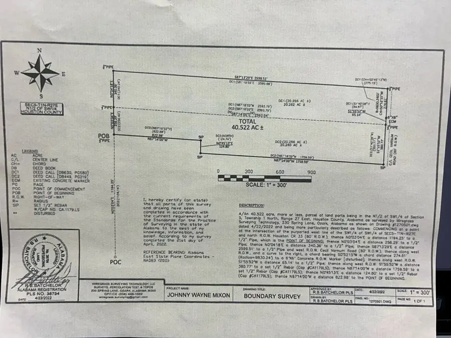 40.522+-ac Cecil Varnum Rd, Dothan, AL 36301 - #2