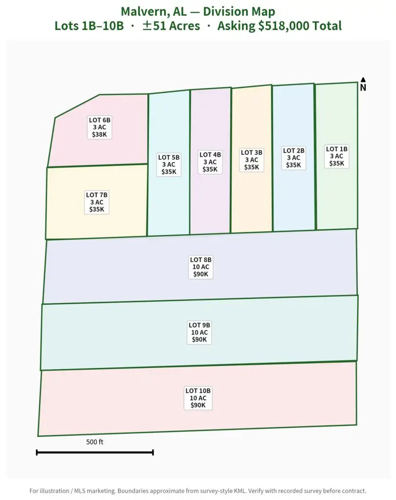 Lot 7B W Reeves Street, Malvern, AL 36375 - #1