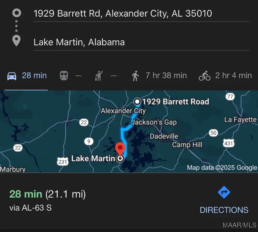 1929 Barrett Road, Alexander City, AL 35010 - Image #3