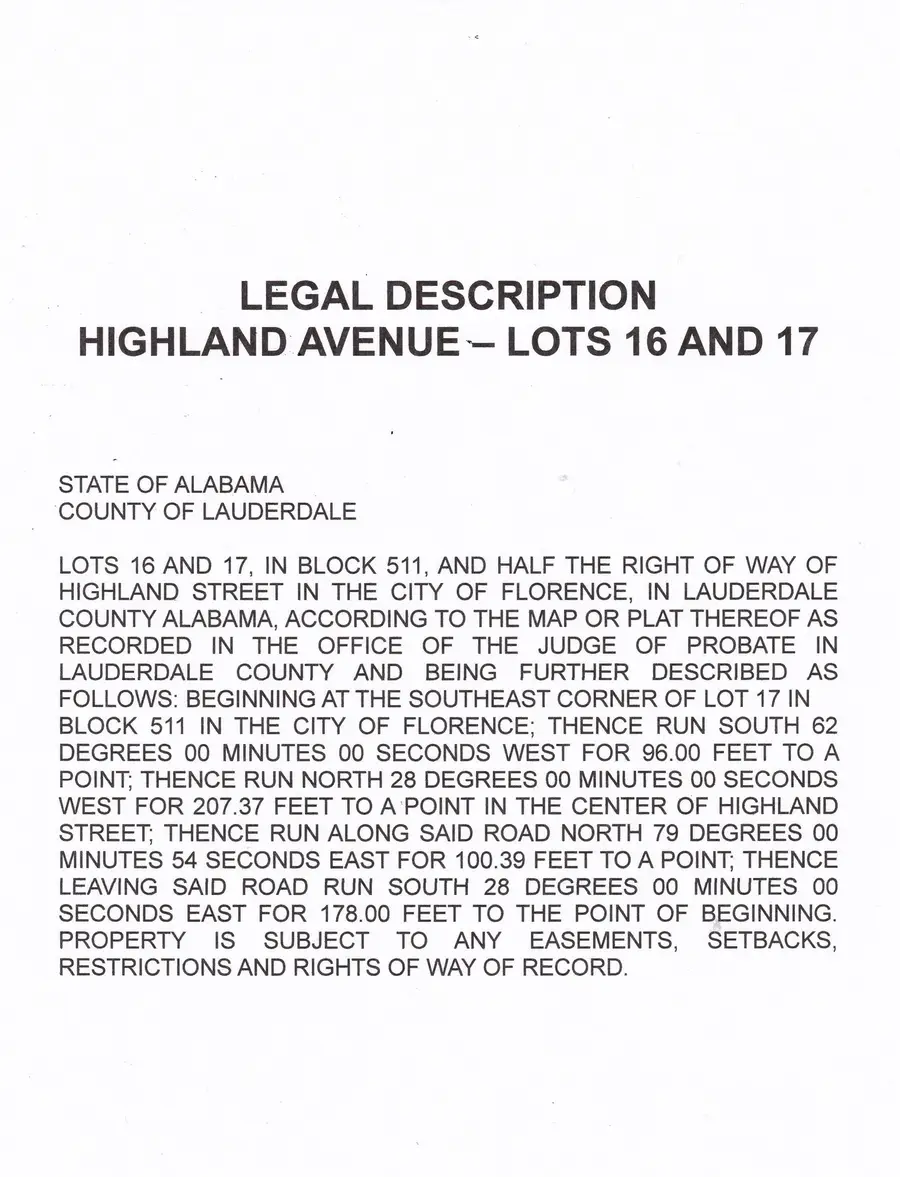 00 Highland Ave, Florence, AL 35630 - Image #2