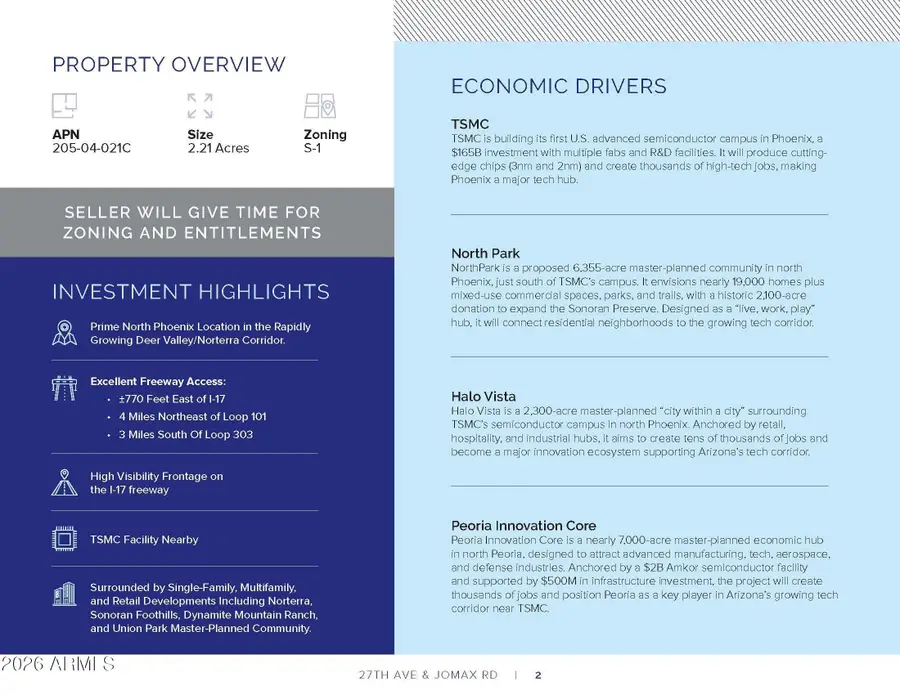 268XX N 27th Avenue --, Phoenix, AZ 85085 - Image #2