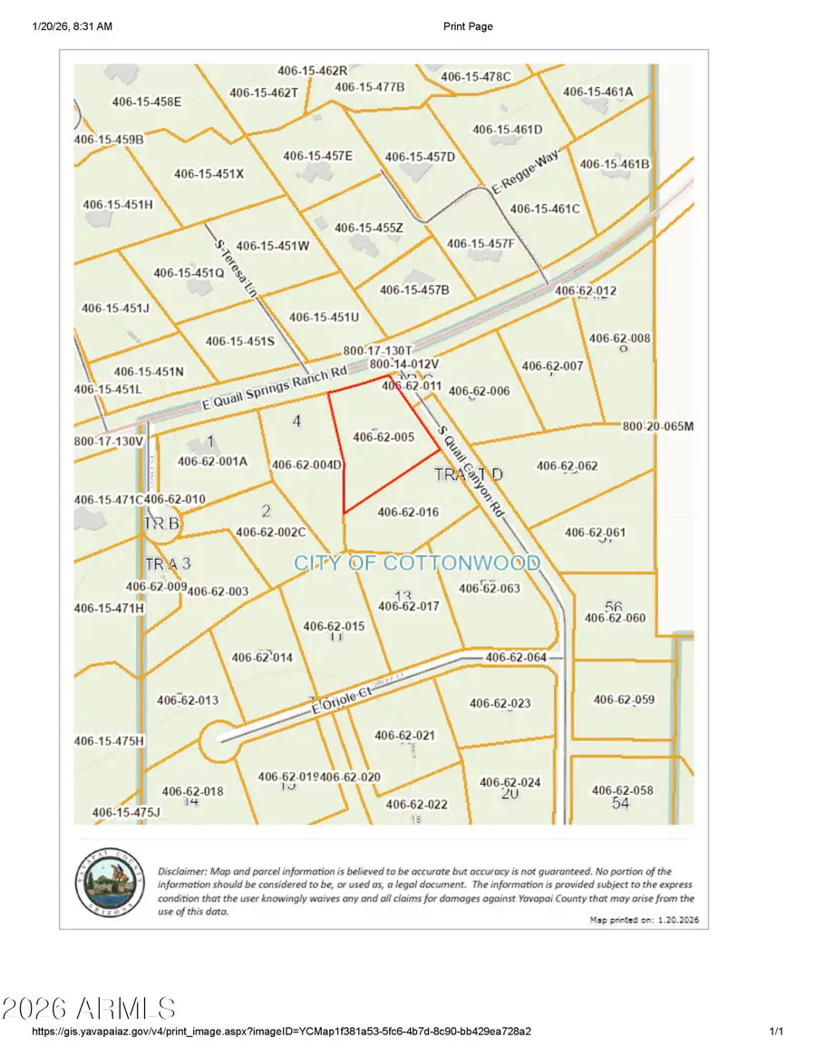 2720 S Quail Canyon Road #5, Cottonwood, AZ 86326 - #2