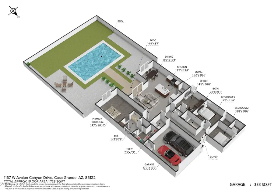 1167 W Avalon Canyon Drive, Casa Grande, AZ 85122 - #2