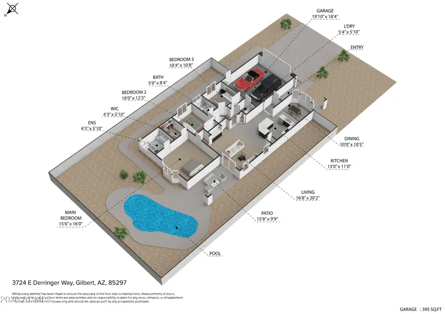 3724 E Derringer Way, Gilbert, AZ 85297 - #3