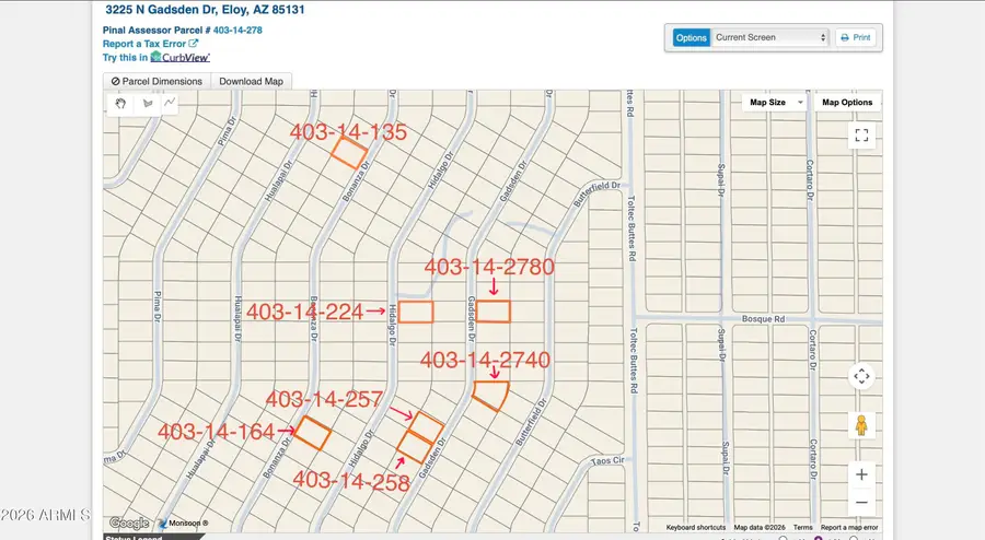 3135 N Gadsden( 8 Lots ) Drive #10, Eloy, AZ 85131 - #2