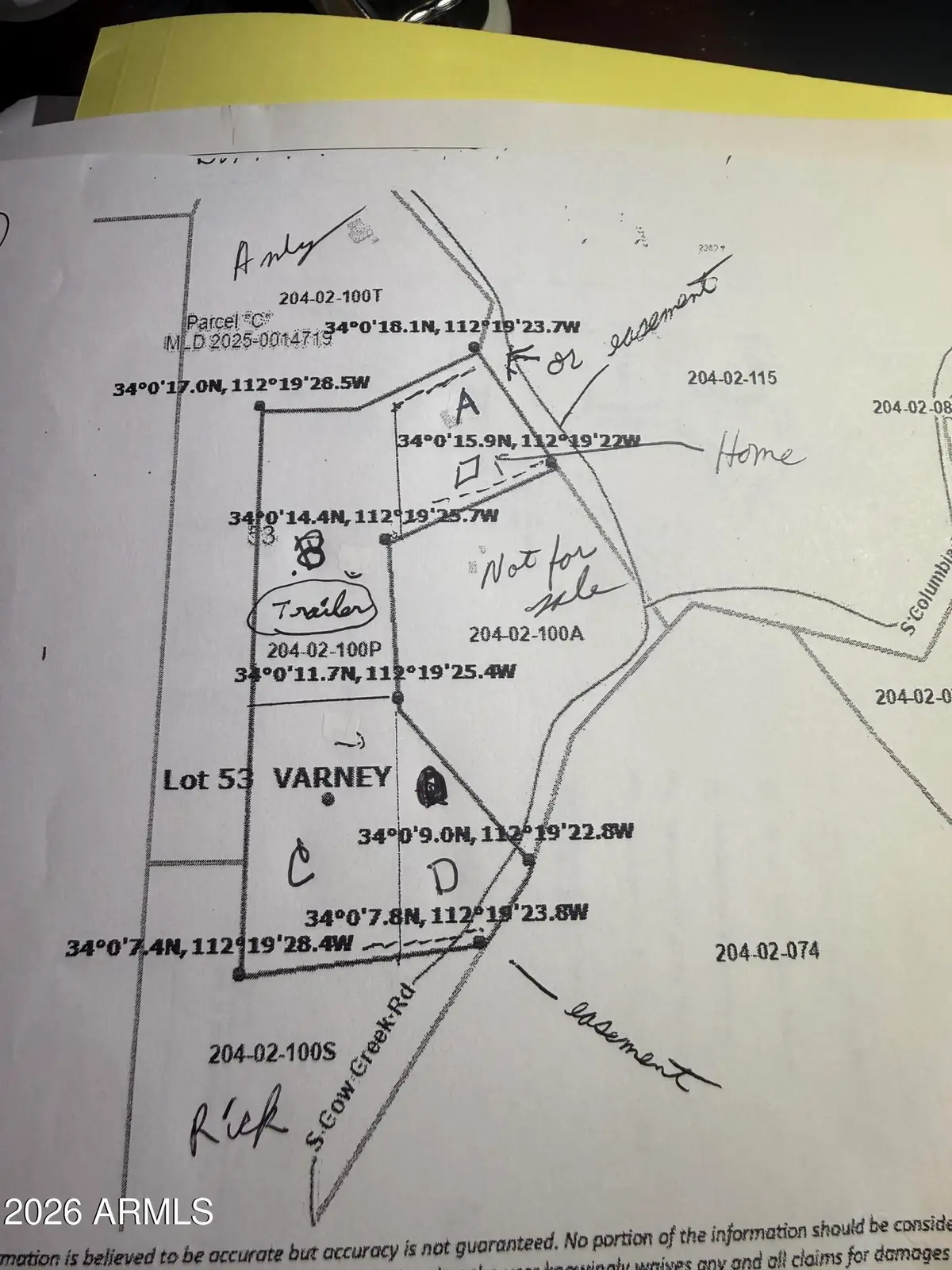 37750 S Cow Creek Road #Parcel A C D, Morristown, AZ 85342 - #1