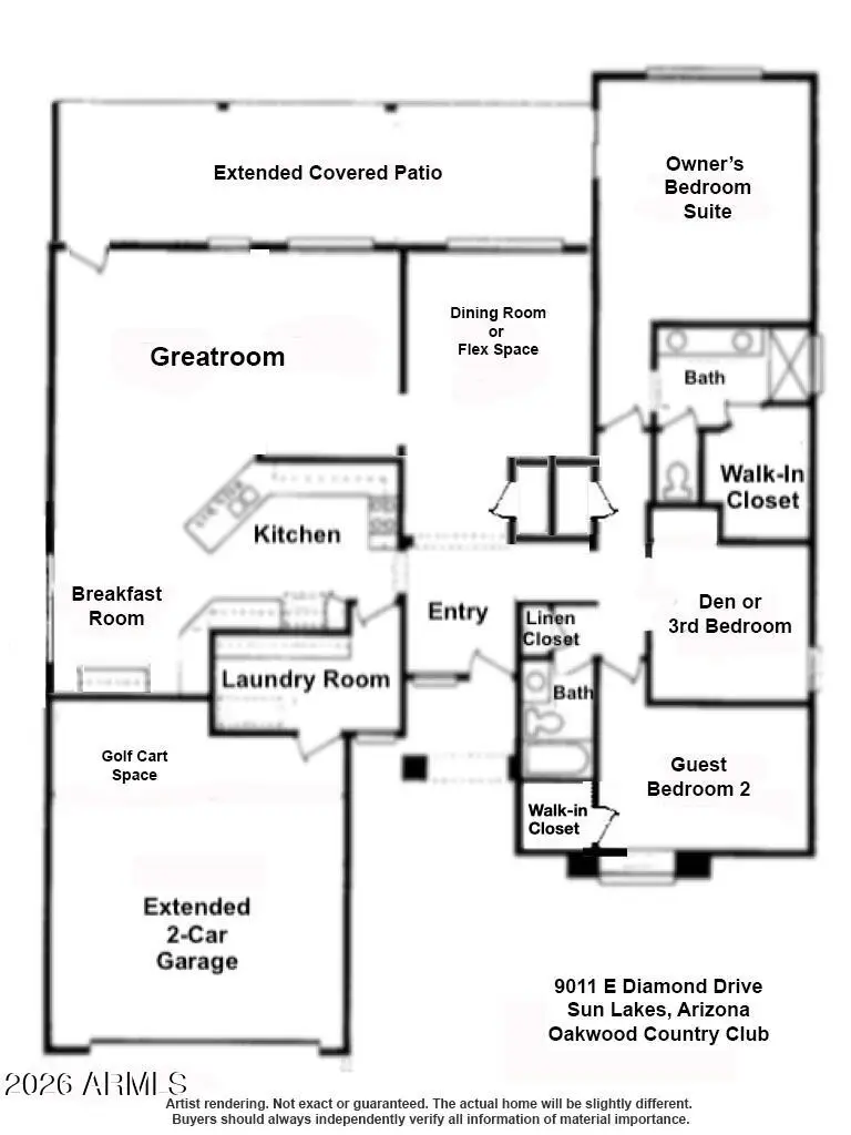 9011 E Diamond Drive, Sun Lakes, AZ 85248 - #2