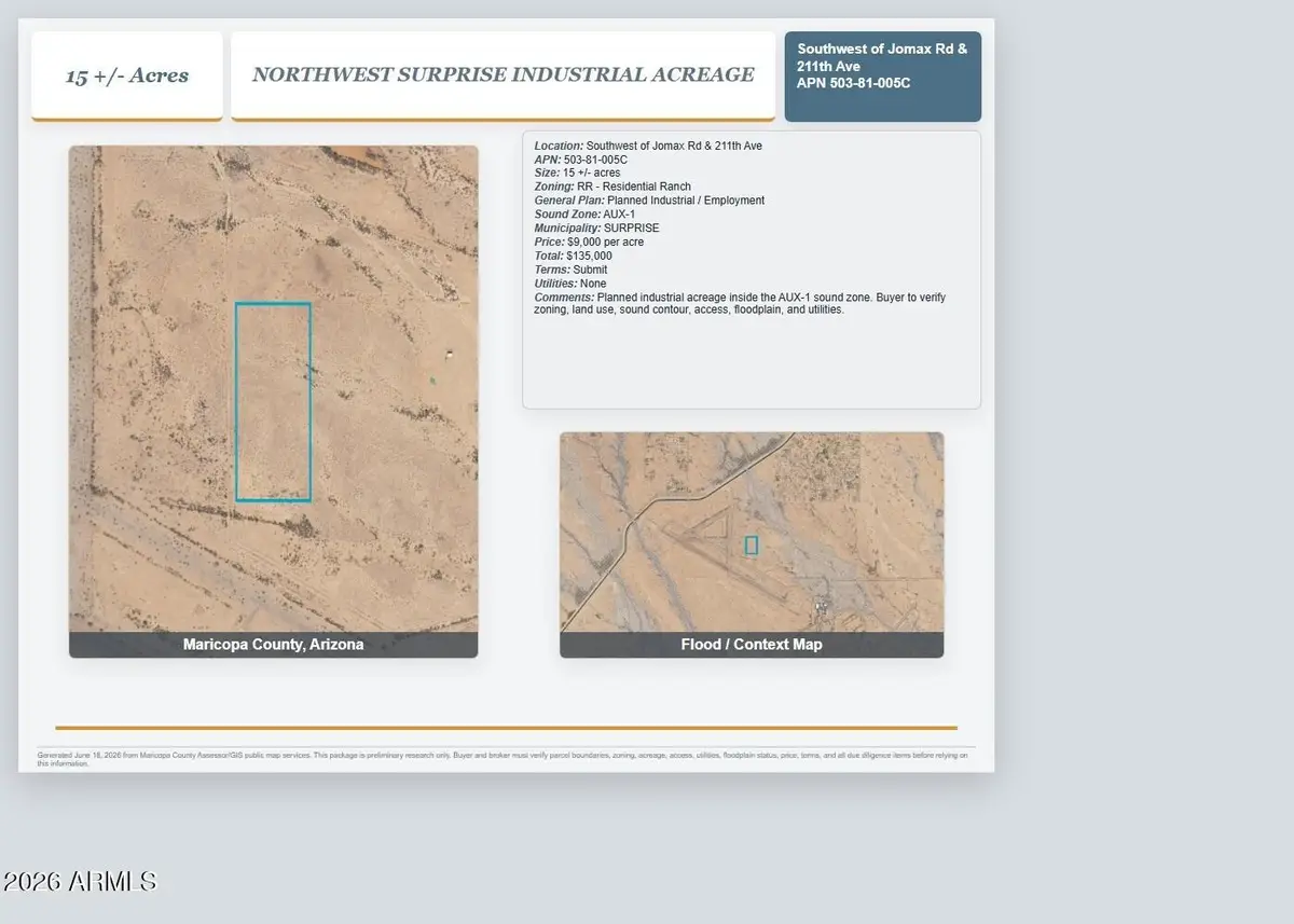 211xx W Yearling Road, Wittmann, AZ 85361 - #1