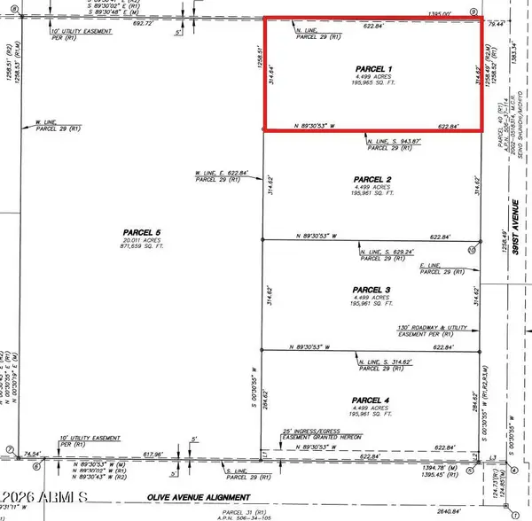391XX W Olive Avenue #Parcel 1, Tonopah, AZ 85354