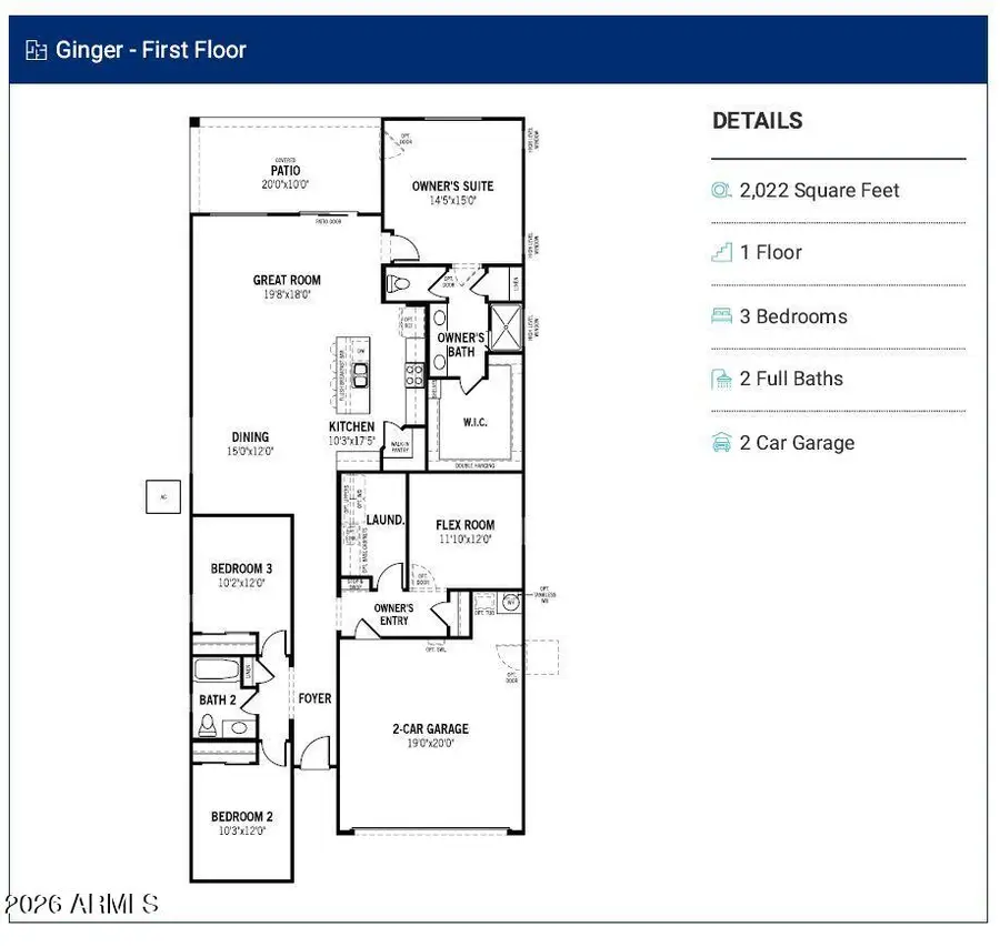 3764 S 240th Drive, Buckeye, AZ 85326 - #2