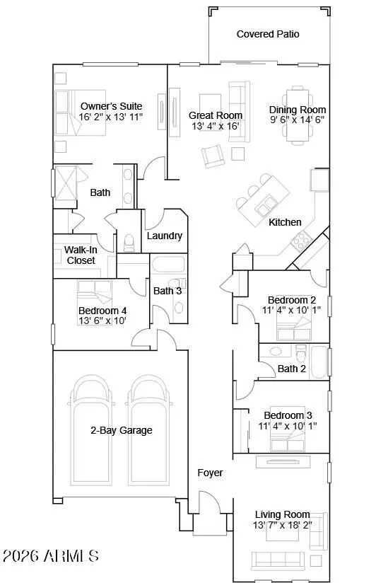 36437 W Oliveto Avenue, Maricopa, AZ 85138 - #2