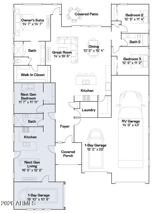 2888 E Ethelridge Drive, San Tan Valley, AZ 85143 - #2
