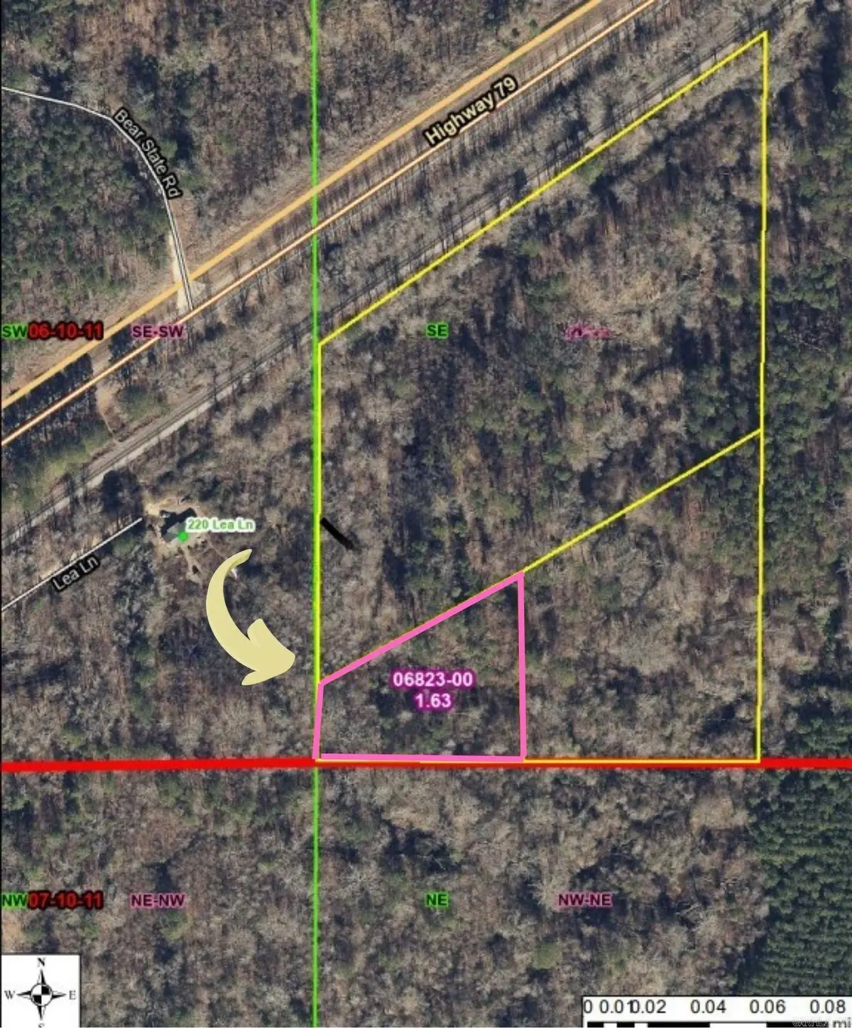 1.63 acres Hwy 79, Kingsland, AR 71652 - Image #1