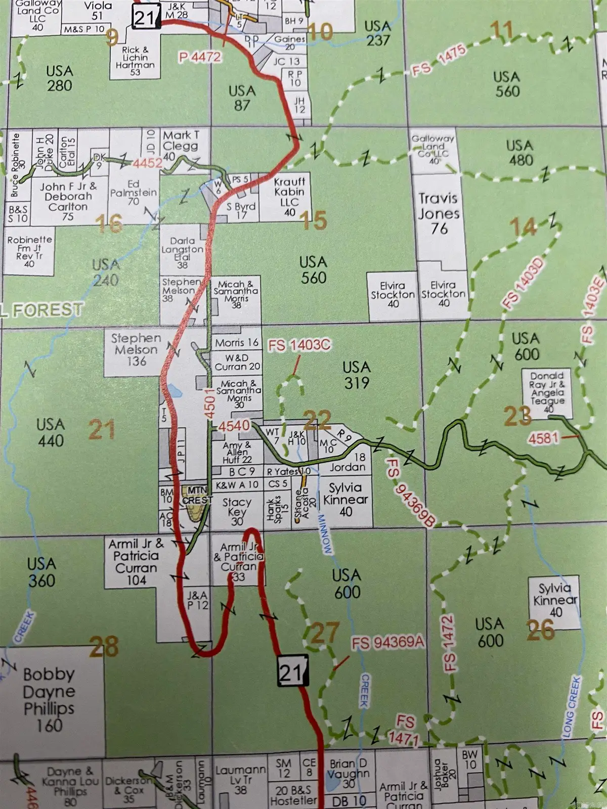 40 Acres +/- Off Cr 4540, Ozone, AR 72854 - Image #1