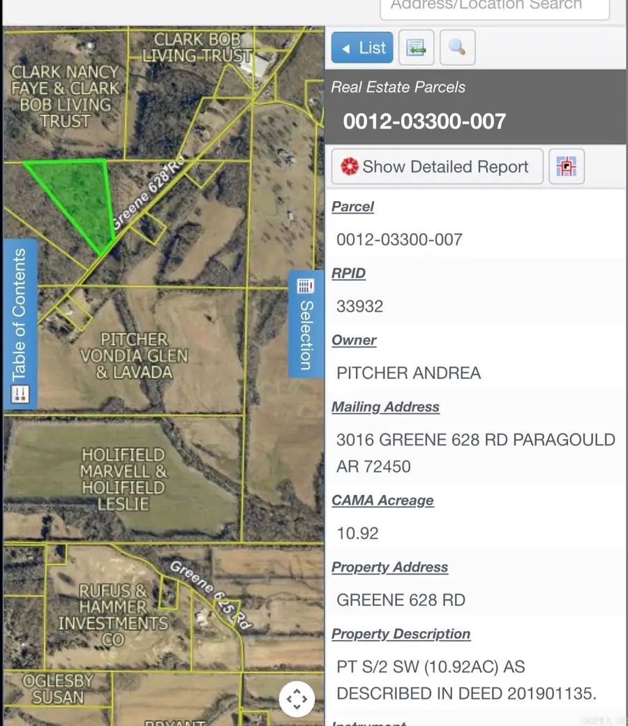 TRACT 1 Greeene 628 Road 10.92 Ac, Paragould, AR 72450 - #3
