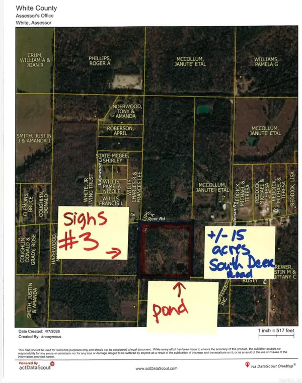 Deer Road, Rose Bud, AR 72137