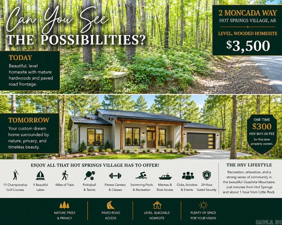 2 Moncada Way, Hot Springs Village, AR 71909 - #1