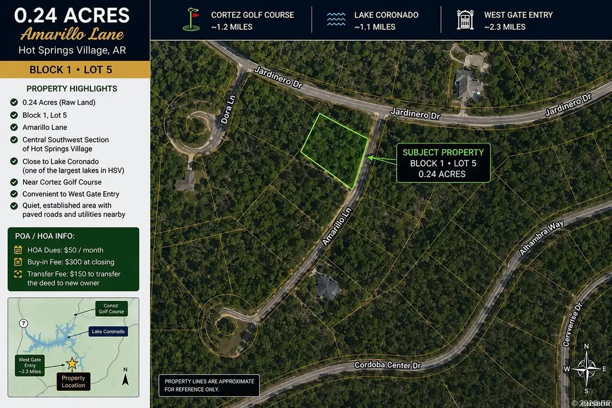 TBD Amarillo Lane, Hot Springs Village, AR 71909 - #1