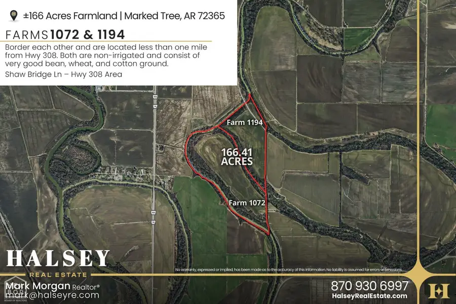 166 Acres, Marked Tree, AR 72365 - #2