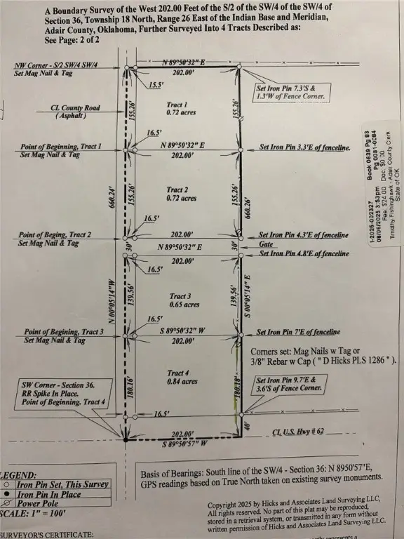 N 4730 Road, Old Green, OK 74956 - #1