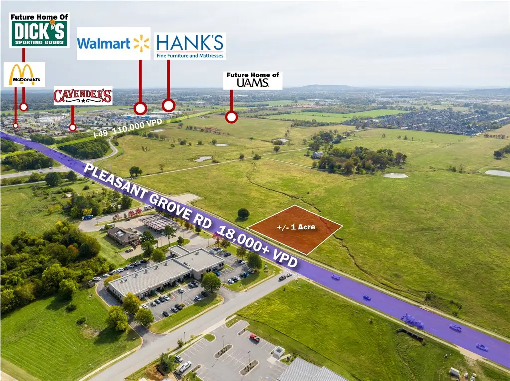 1 AC W Pleasant Grove Road #Lot 6, Rogers, AR 72756 - #1