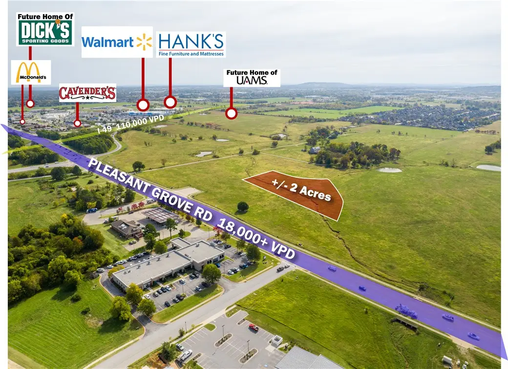 2 AC W Pleasant Grove Road #Lot 7, Rogers, AR 72756 - #1