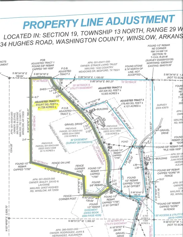 Tract 1 20334 Hughes Road, Winslow, AR 72959
