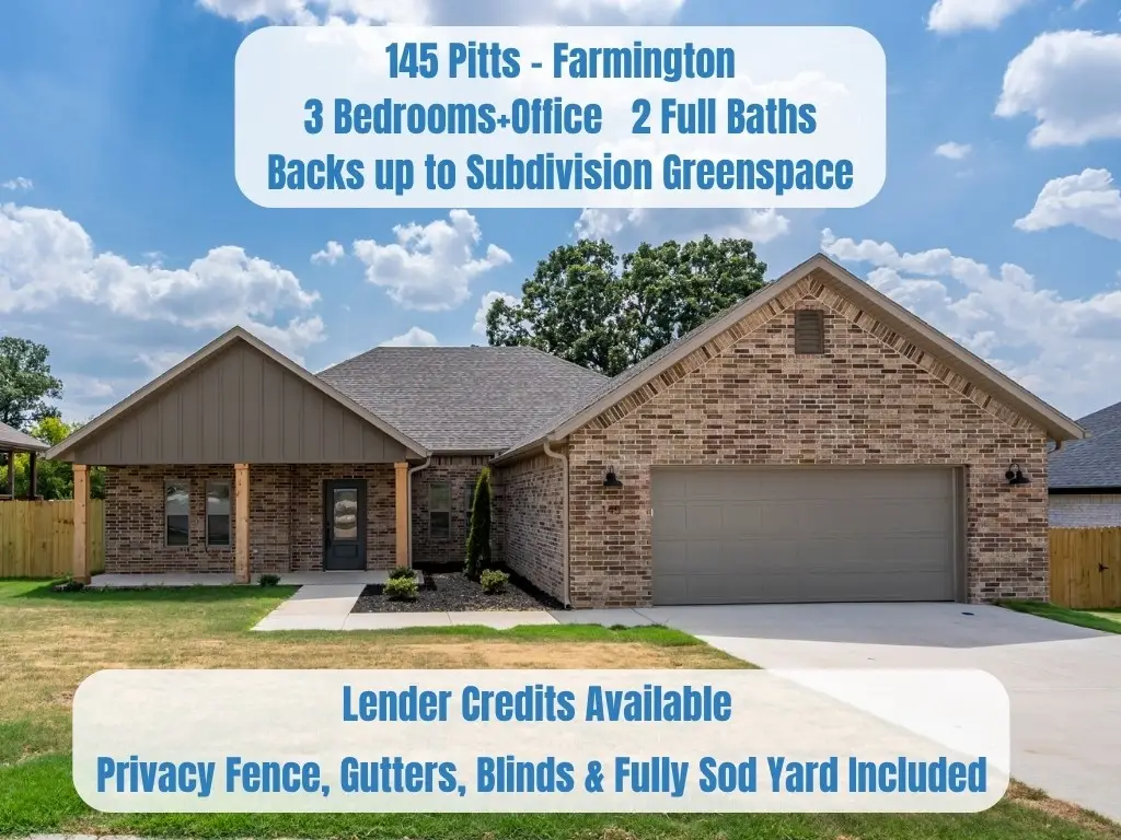 145 W Pitts Street, Farmington, AR 72730 - #1