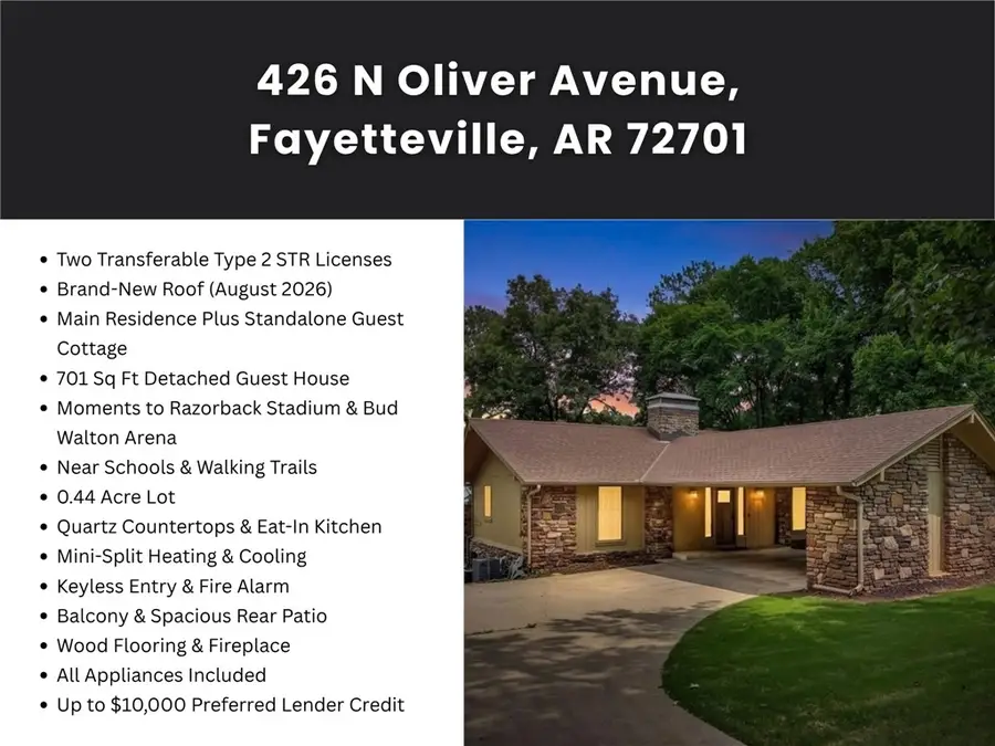 426 N Oliver Avenue, Fayetteville, AR 72701 - #3