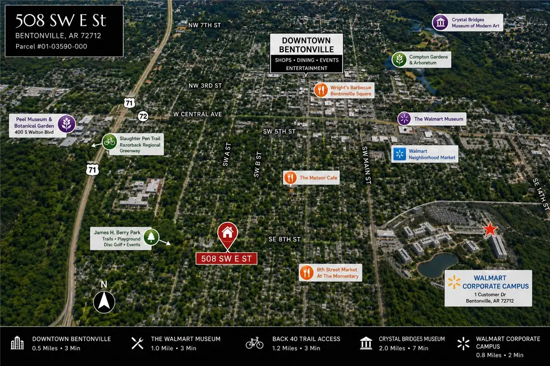 508 SW E Street, Bentonville, AR 72712 - #1