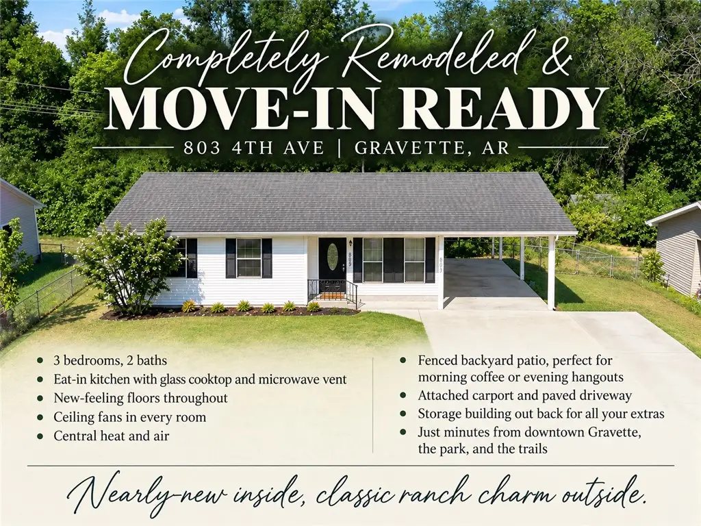 803 4th Avenue, Gravette, AR 72736 - #1