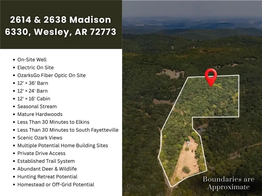 2614 & 2638 Madison 6330, Wesley, AR 72773 - #2