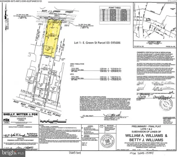 Lot 1 E Green St, MIDDLETOWN, MD 21769