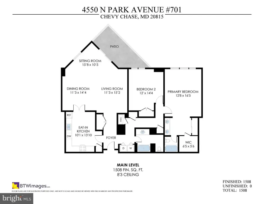 4550 N Park Ave #701, Chevy Chase, MD 20815 - #3