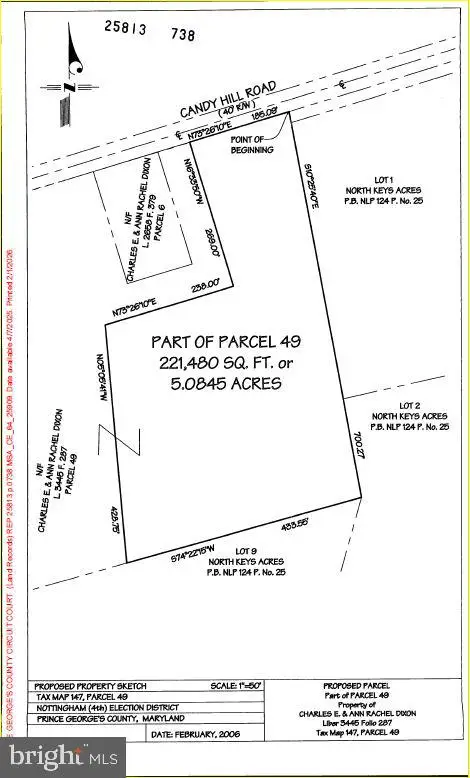 Parcel 159 Candy Hill Rd, UPPER MARLBORO, MD 20772