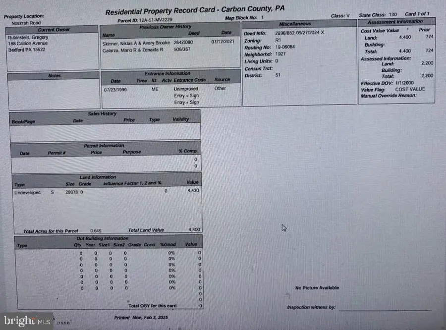 0 Nosirrah Rd, Albrightsville, PA 18210 - #2